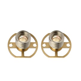 Pair of BSP Wall Mounting Bar Valve Fixing Brackets for Bar Shower Or Bath Mixer Tap