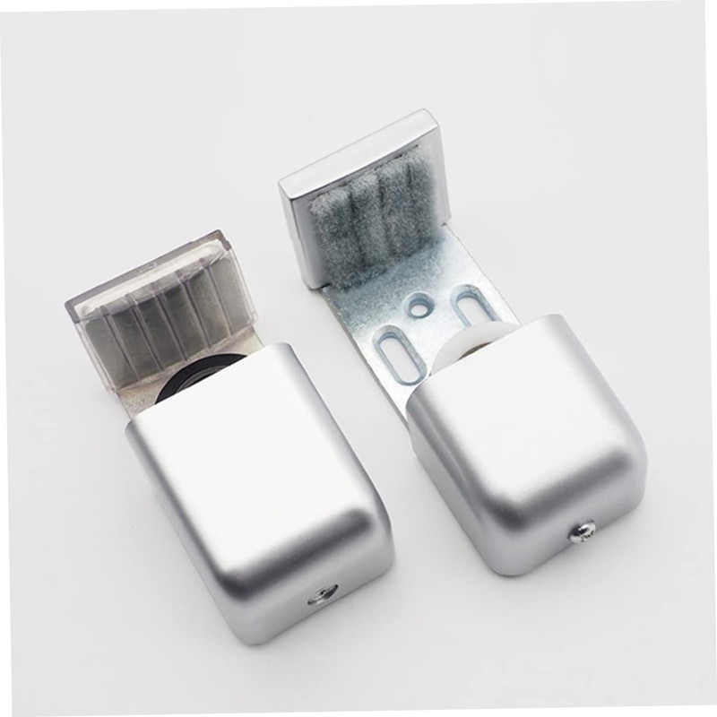 WOONEKY Adjustable Door Floor Guide Easy Install Sliding Door Stopper