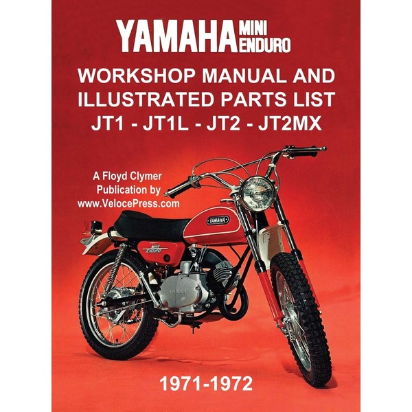 Yamaha Mini-Enduro Workshop Manual and Illustrated Parts List Jt1 -