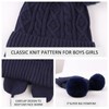 JANGANNSA Cute Knitted Boys Girls Christmas Beanie Warm Earflap Winter