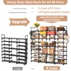 ROJASOP Large Shoe Rack Organizer for Entryway Closet 64-68 Pairs