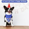 Grevosea Birthday Boy Dog Bandana, Printed Dog Birthday Bandana Pet