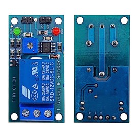 Haldzemo DC12V Raindrops Module Rain Drops Detection Sensor Adjustable Controller Relay Switch for Weather Moisture Monitor (4 Pack)