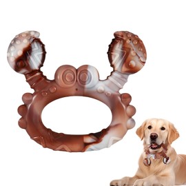 Herspany Dog Chew Toys, Long Lasting Beef Flavour Nylon Dog Chew Toys, Indestructible Dog Toys, Dog Chew Toys for Aggressive Chewers, Dog Toys for Medium and Large Dogs (Crabs)