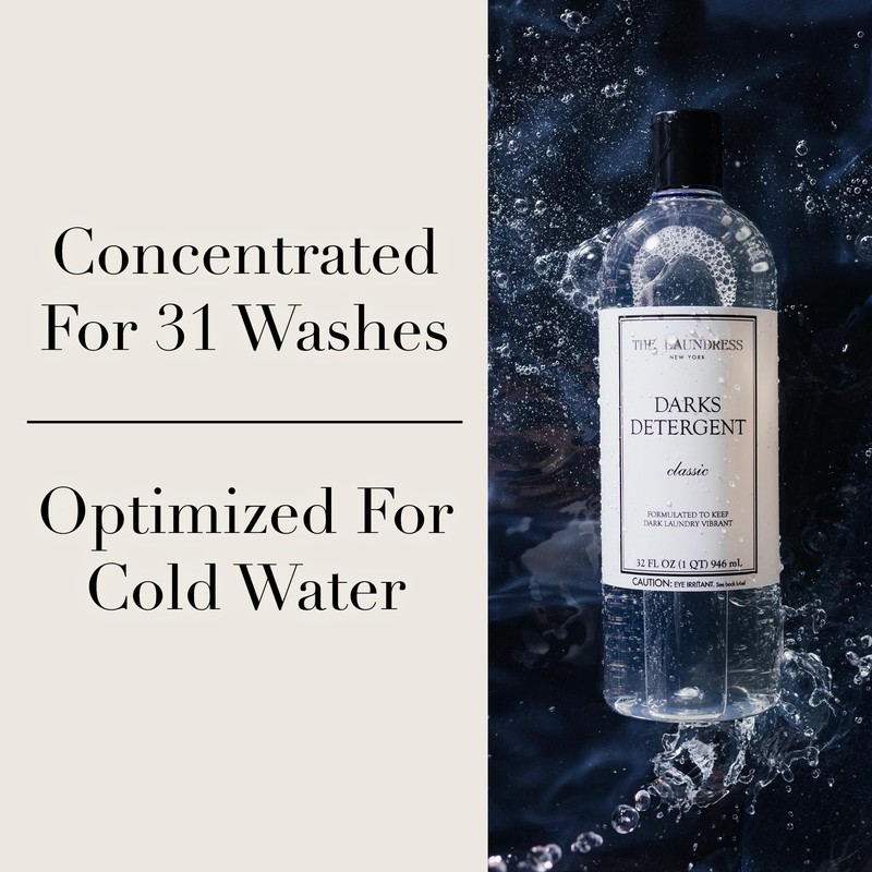 The Laundress Darks Detergent, Concentrated Laundry Detergent Liquid, For Rich
