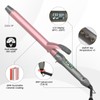 Extra Long Barrel Curling Iron 1 Inch, Travel Dual Voltage