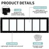 Tandefio 2 Pack Shed Window, Transom Windows 10" x 35"