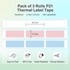 NELKO Genuine P21 Label Maker Tape, Adapted Label Print Paper,