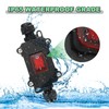 sourcing map Toggle Switch Rocker Button Inline Cord Switch DPST