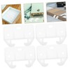 TEHAUX Dresser Drawer Glide Guides 16pcs Plastic Rear Drawer Slides