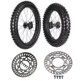 Unbranded 70/100-19 90/100-16 Wheel Rim Tire Disc Rotor for 125cc Pit Dirt Bike Apollo SSR - 70/100-19 Wheel + Disc Rotor