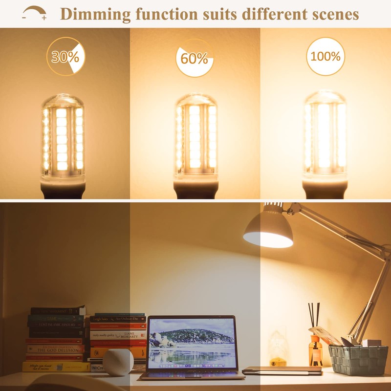 DiCUNO G8 Dimmable LED Bulb Flat Base 4W (40W Halogen