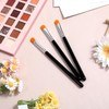 6 Pcs Flat Concealer Brush Flat Eye Shadow Primer Applicator
