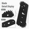 DECKMAN WA0034 7-1/2" Electric Lawn Edger Replacement Blade for Worx