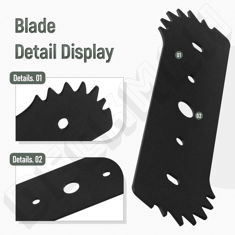 DECKMAN WA0034 7-1/2" Electric Lawn Edger Replacement Blade for Worx