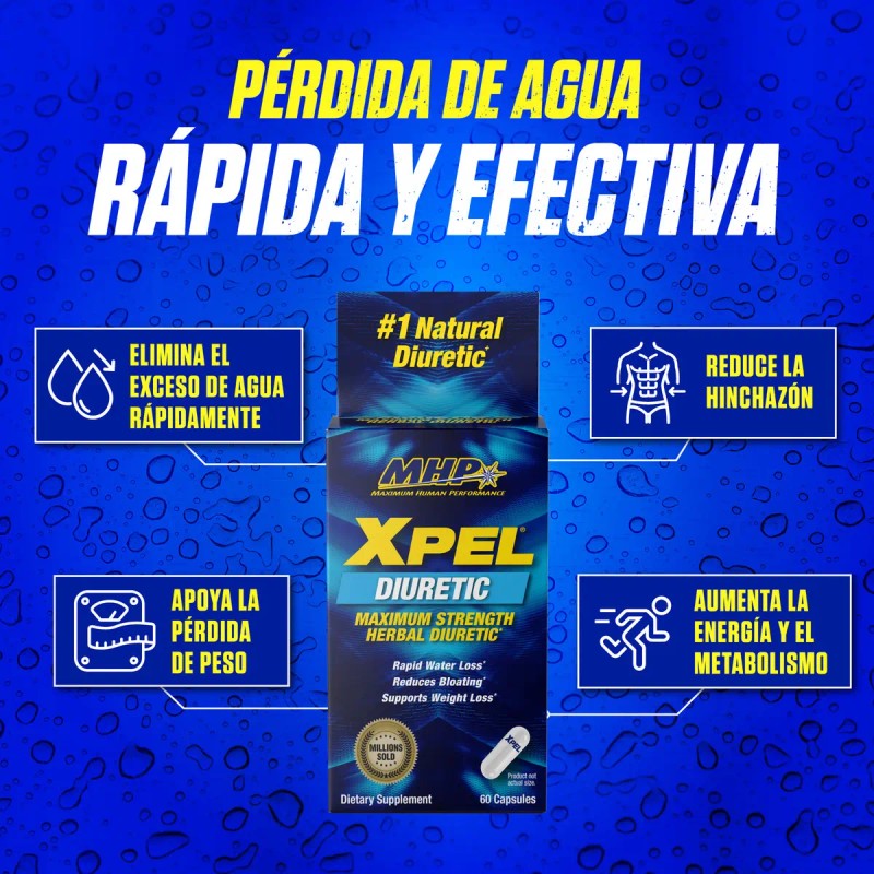 Diurético Mhp Xpel Deportistas Cápsulas