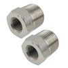 1/2" BSP Male to 1/4" BSP Female Thread Adapter Hex
