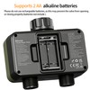 Diivoo Sprinkler Timer 2 Zone, Programmable Water Hose Timer 2