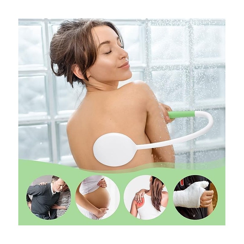 Wefaner Cepillo Espalda Mango Largo Ergonómico Cerdas Suaves Todas Partes