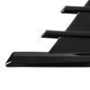 2Pcs/Set Car Side Cover Air Vent Trim Glossy Black Rubber