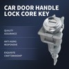 Front door lock cylinder 2 Keys, Compatible with 2011-2018 Kia