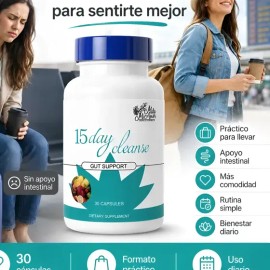 Detox Intestinal Suplemento 30 Cápsulas