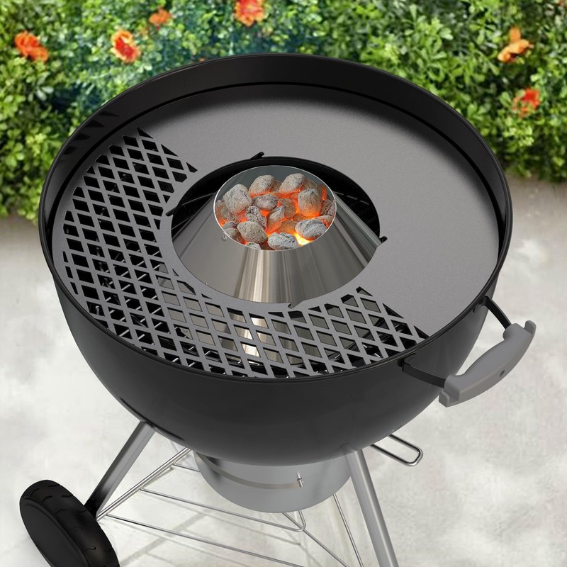 Onlyfire BBQ Griddle and Grate Combo Kit for Weber 26