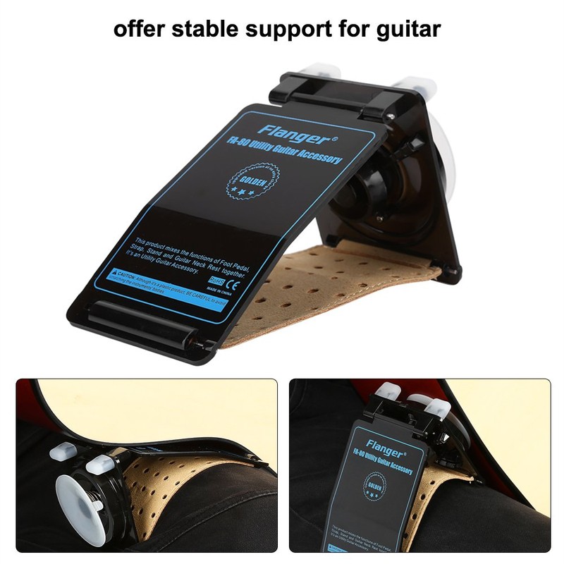 Tbest Guitar Foot Rest Support Guitar Foot Stool Footstool, Utility
