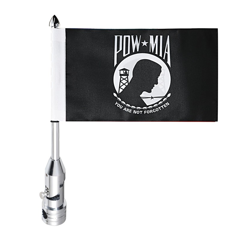 2 Pack Motorcycle Flag Pole Mount Kits Compatible For Harley