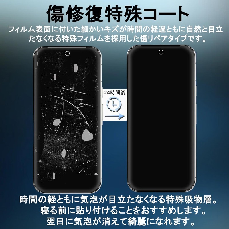 [Anti-Glare Film] Galaxy S9 Plus Protective Film, Soft TPU Material,