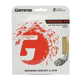 Gamma Live Wire Professional 17g Multifilament Tennis Racquet String (2 Sets)