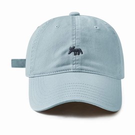 Baseball Cap for Women - Wide Brim Breathable Sun Protection Hat Adjustable Cotton Sports Cap for Outdoor Golf Running Light Blue