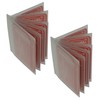 Set of 2 Heavy Duty Vinyl 6 Pages Insert for