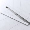 Hydroware Linear Shower Drain with Tile Insert Grate, Stainless Steel