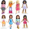 Mattel Mega Bloks American Girl Doll 8 pack Series 1