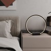 MASIVEL LED Circle Table Lamp Touch Control 3-Way Dimmable Bedside