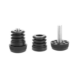uxcell Leveling Feet 1" 25mm OD Round Insert Furniture Adjustable Leveler 2 Sets