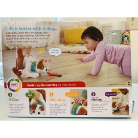 Fisher-Price NEW ​Fisher-Price 1.2.3. Crawl with Me Puppy, Electronic Dog 55+songs/sound