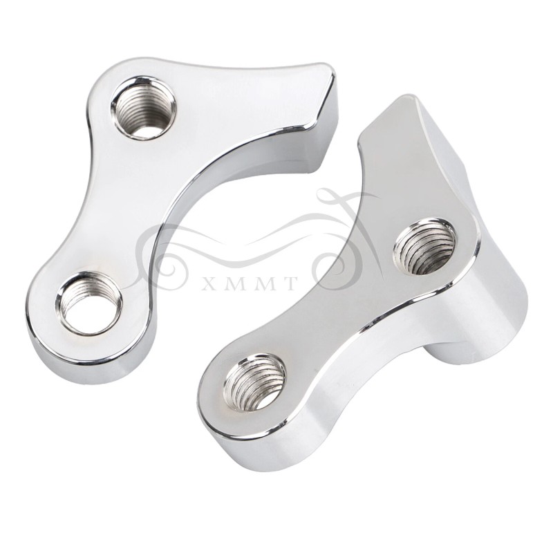 Unbranded Chrome 1" Adjustable Lowering Kit For Harley Dyna Super