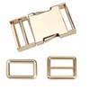 TIANLIN Buckles and Clasps, Metal Buckles (Gold), 50 x 30