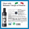 CARANDINI Glaze with Balsamic Vinegar of Modena –– Non-GMO, Vegan,