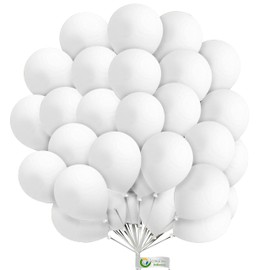 Balloons Hub Macaron Pastel Balloons 12'' Latex Candy Color Balloons Pastel Party Decorations Pastel Birthday Wedding Decoration Pastel Rainbow Party Decoration Pastel White Balloons 20 Pack