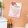 Heart On A String Pink Valentines Greeting Card - Daughter,