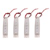4PCS Side Marker Light PC LED Bright Light Waterproof Rust