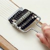 Stainless Steel Noodle Cutter,Noodle Lattice Roller Pasta Spaghetti Maker Kitchen