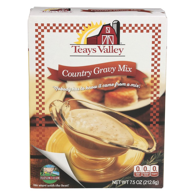 Teays Valley Country Gravy Mix (Pack of 3), 7.5 Ounce