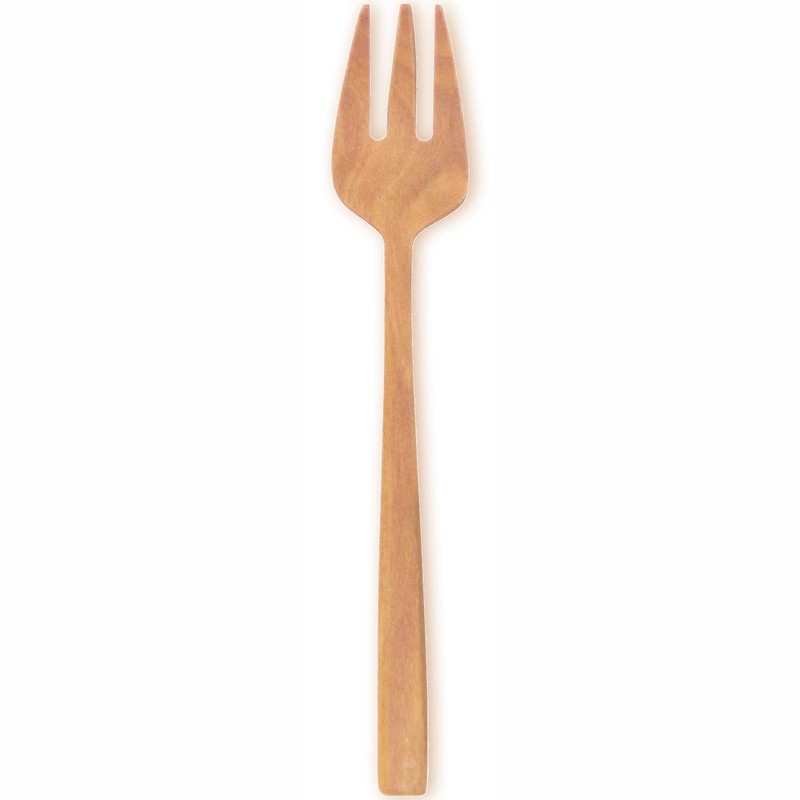 Nagao MLASS-40-SW Sao Wood Table Fork, 6.7 inches (17.0 cm),
