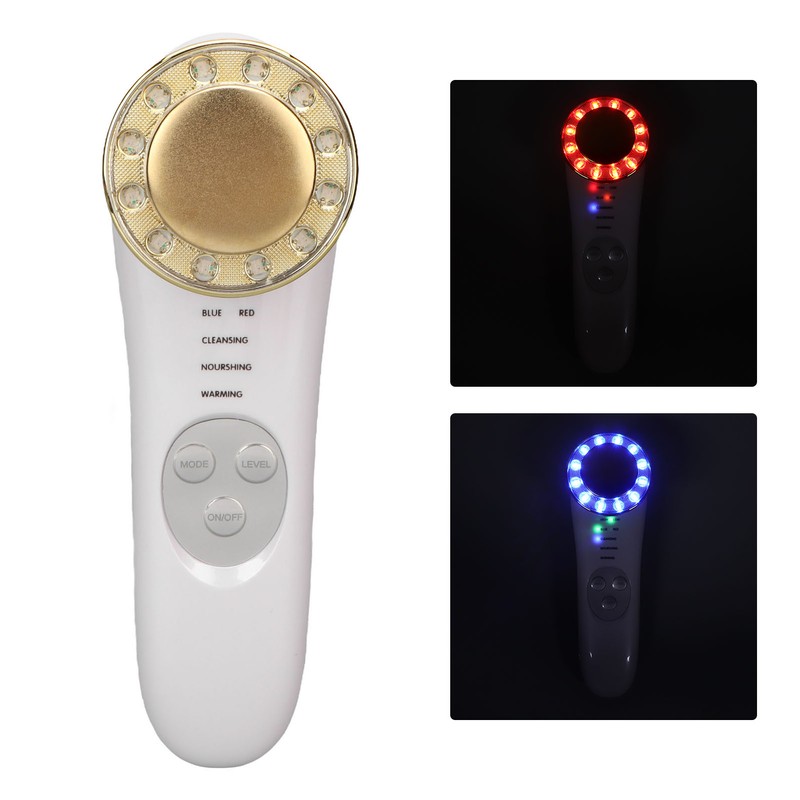 Facial Beauty Machine 3 Modes 2 Levels Deep Cleansing Red