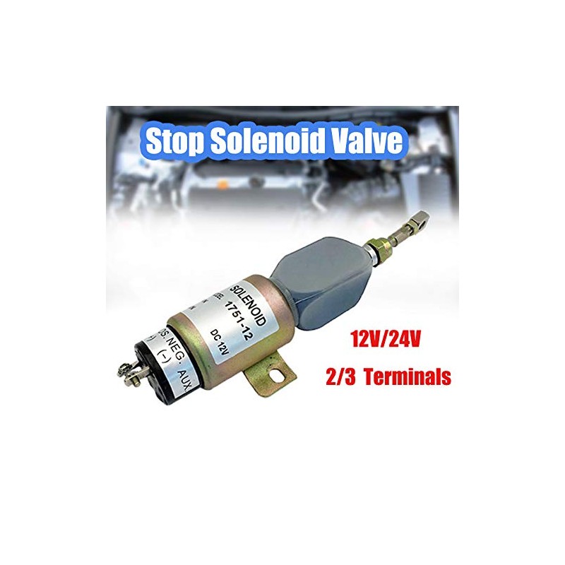 Shut Off Solenoid Diesel Fuel Valve Stop Solenoid for Diesel