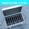 GLOTRENDS B86 14-slot Storage Box for 2.5/3.5 Inch Internal Hard